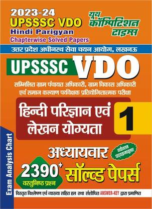 UPSSSC वीडियो हिंदी पार्ज्ञान एवं लेखन योग्यता वॉल्यूम-1 चैप्टरूज सॅाल्व्ड पेपर्स (2023-24)