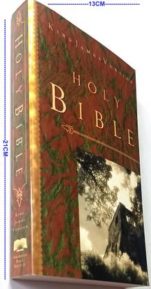 Holy Bible English KJV VERSION - Paper Back White Edge