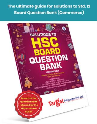 Std 12 Commerce Question Bank Solutions - Economics, SP, Maths And OCM | HSC Commerce Question Bank Maharashtra Board | XII Chapterwise Questions With Answers