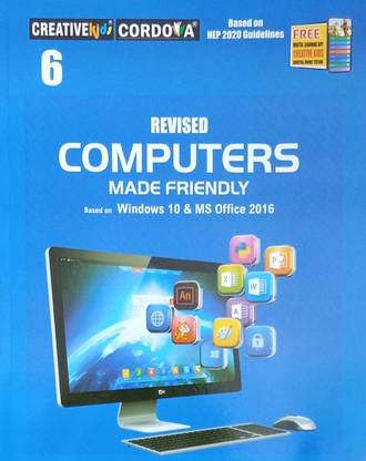 Cordova Revised Computer Made Friendly Based On Windows 10 & Ms Office 2016 Class 6 In English 2023