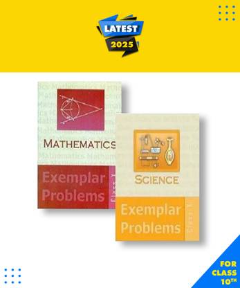 NCERT Science And Mathematics Exemplar Set For Class 10 Hardcover, NCERT|New Latest Edition For 2025-2026
