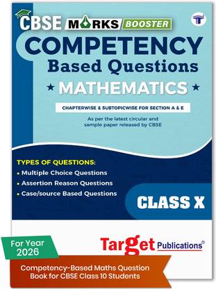 Class 10 CBSE Maths Competency Based Questions Chapterwise & Subtopicwise