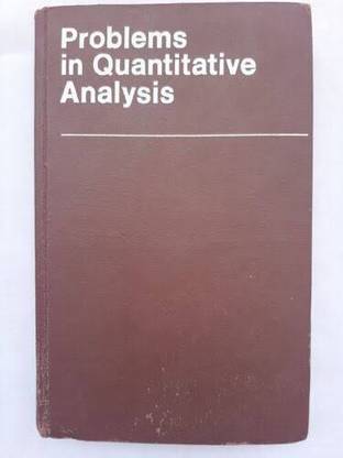 Problems In Quantitative Analysis
