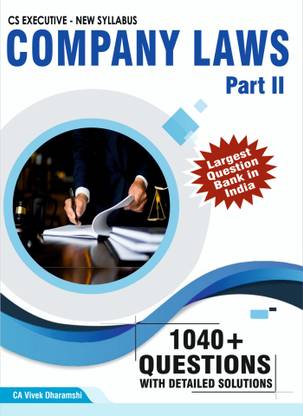 CS Executive - Company Laws (Part 2 Only) I Largest Question Bank In India
