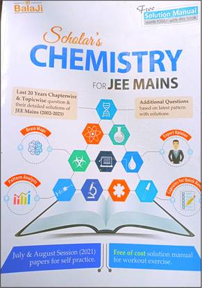Balaji Scholar's Chemistry For Jee Mains (2021) With Solution Manual