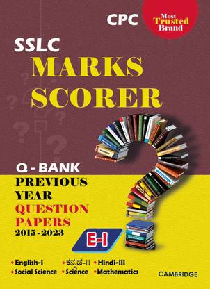 10TH MARKS SCORER English First - EI (Previous Year Question Papers & Answer Key) 2015-2023 Combined