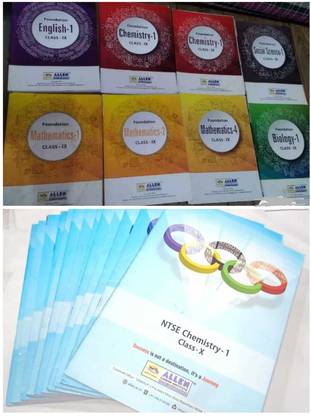 ALLEN Foundation NTSE (Stage 1 & Stage 2) 2022 Study Material Package MAT+SAT For Class-9th & 10th
