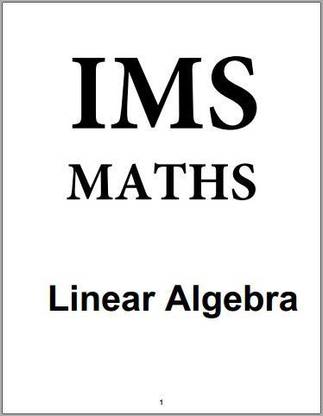 IMS Math Lenear Programming Notes In English For Mains