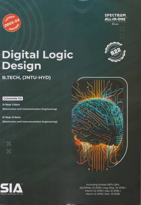 Digital Logic Design B.Tech II-Year I-Sem & II-Sem Jntu Hyd Common To ECE & EIC Latest 2023-24 Edition