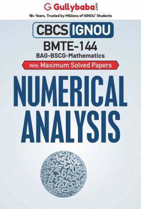 BMTE-144 Numerical Analysis
