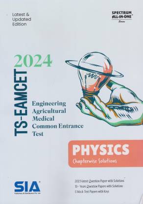 TS Eamcet Physics Chapterwise Solutions Latest & Updated 2024 Edition