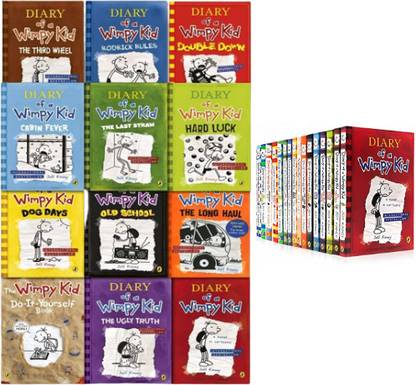 Set Of 12 Books - Diary Of Wimpy Kid Box Set | Complete Series Collection