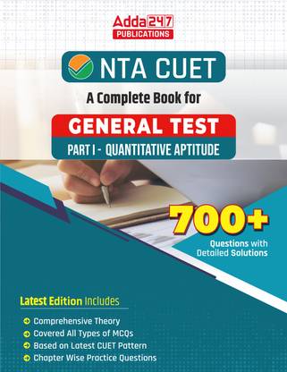 CUET 2025 General Test Quantitative Aptitude With 750+ Questions With Solutions