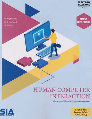 Human Computer Interaction (Professional Elective-VI) B.Tech IV-Year II-Sem (R18) Common To CSE And IT JNTU-Hyderabad Latest 2023 Edition