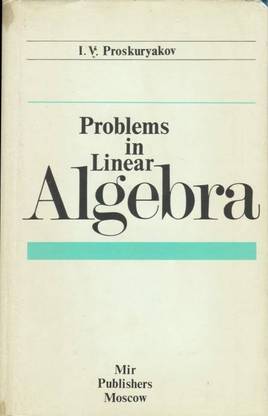 Mir Publishers Problems In Linear Algebra Hardcover 1985 Soviet Era Classic Rare And Collectible Book