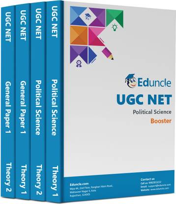 NTA UGC NET/SET/JRF Political Sciences Book For Paper 1 & 2 (Set Of 4 Books)- Latest Edition By Eduncle
