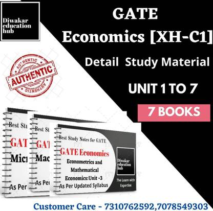 GATE Economics Books - Unit Wise 7 Books With 4000 Question Answer [MCQ]