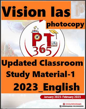 Vision Ias Updated Classroom Study Material-1 2023 (Photocopy)