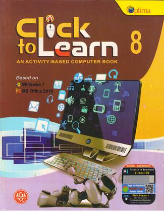 Optima Click To Learn An Activity- Based Computer Book Class 8