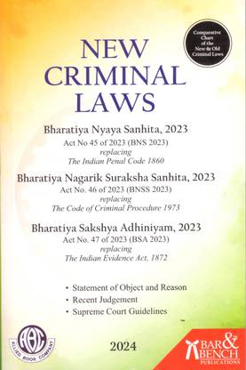 Bar & Bench's, New Criminal Laws – Edition 2024