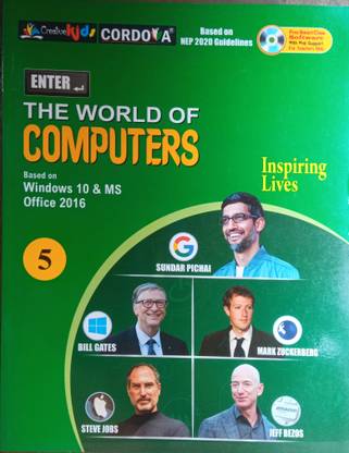 Enter The World Of Computer (Based On Windows 10 And Ms Office 2016) Book 5