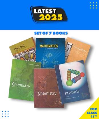 Ncert (PCME) Textbook Class 11th - Physics Part 1&2 , Chemistry Part 1&2 , Mathematics , English [ Set Of 7 Books ]