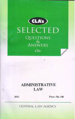 Cla's Selected Questions & Answers On Administrative Law