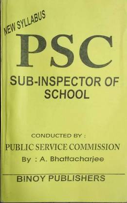 New Syllabus PSC Sub-Inspector Of School