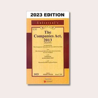 The Companies Act, 2013 (Bare Act) – 2023 Edition