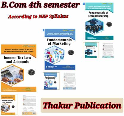 बेस्ट बुक फॉर बी.कॉम-4th सेमेस्टर (3 इन 1) सेट इन इंग्लिश (NEP-कॉमन मिनिमम सिलेबस) फॉर ऑल यूनिवर्सिटीज़ ऑफ यूपी स्टेट