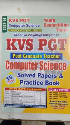 KVS PGT Computer Science Solved Papers & Practice Book (2023-24) (Paperback, YCT)