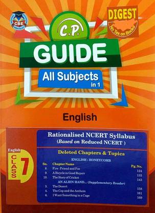 CP Digest Class 7 English Guide (Honeycomb &An Alian Hand ) Based On NCERT Syllabus