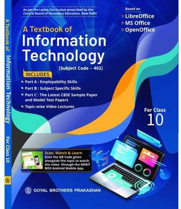 A Textbook Information Technology (Code - 402) For Class 10