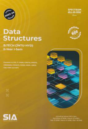 Data Structures (Common To CSE,IT B.Tech Jntu-Hyd II-Year I-Sem) Latest 2023-24 Edition