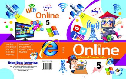 Unique Online Computer Book For Children Class 5 World Of Computers 2022 Standard 5
