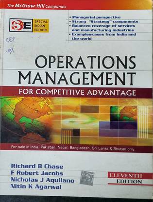 OPERATIONS MANAGEMENT For Competitive Advantage (Old Book)