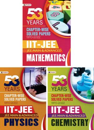 53 Previous Years IIT JEE Main & Advanced Chapter Wise Solved Papers 1970 To 2022 Physics + Mathematics + Chemistry (Set Of 3 Books) [Paperback] Subhash Jain; Kanak Jain; Rakesh Lokwani; Dr. K G Ojha And Dr. Sunita
