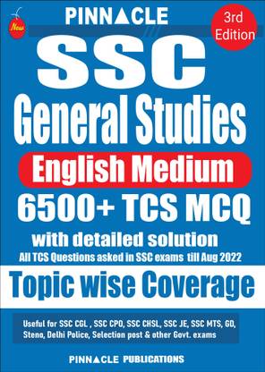SSC General Studies 6500 Chapter-Wise English Medium 3rd Edition