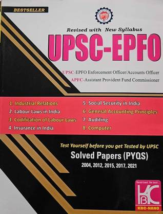 KBC Nano UPSC EPFO Enforcement/Accounts Officer Solved Papers 2023