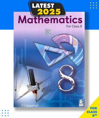 Cbse मैथमैटिक्स क्लास 8 R S अग्रवाल भारती भवन (पी एंड डी)
