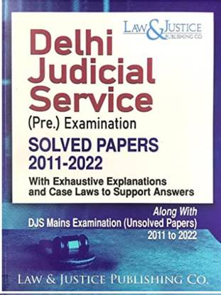 Solved Papers Delhi Judiciary Examination Preliminary
