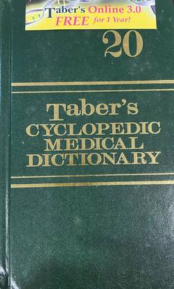 20 Tabers Cyclopedic Medical Dictionary