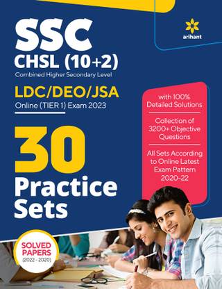SSC CHSL (10+2) Combined Higher Secondary Level Tier 1 30 Practice Sets 2023