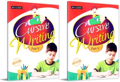 My School Cursive Writing Part V Pack Of 2 Books