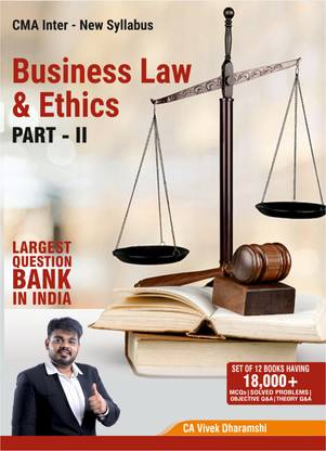 Connex CMA Inter Business Law & Ethics Part 2 I New Syllabus I 2023 Edition I More Than 1100+ MCQs And Theory Q&A