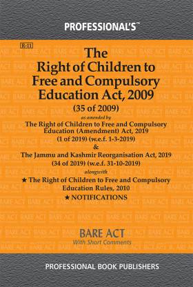 Right Of Children To Free And Compulsory Education Act, 2009