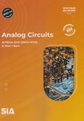 Analog Circuits B.Tech Jntu Hyd II-Year I-Sem ECE (R22) Latest 2023-24 Edition
