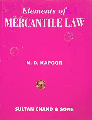 ELEMENTS OF MERCANTILE LAW (Old Book)