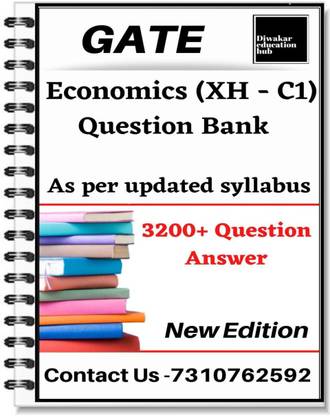 GATE Economics Practice Set [Question Bank] Book 3500+Question Answer [MCQ] With Solution Of Numerical Questions