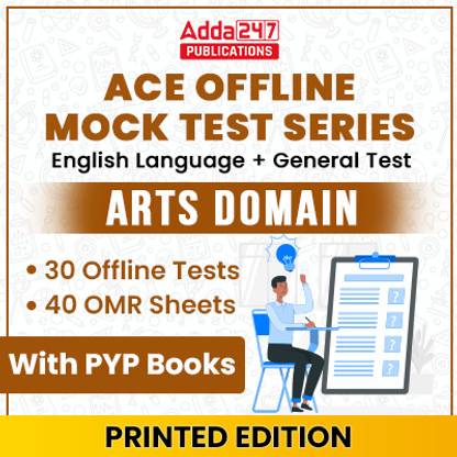 CUET UG Ace Offline Mock Test Series English Language + General Test Arts Domain With General Test PYQ & CUET Humanities Domain PYQ Book |40 OMR Sheets